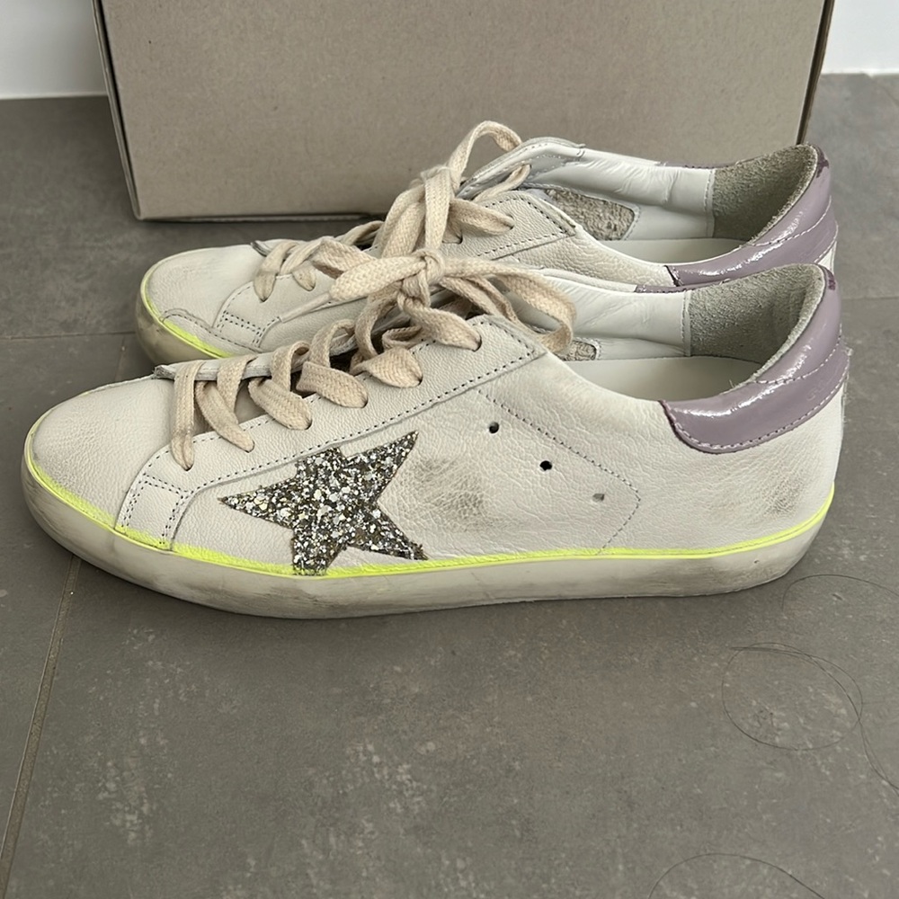Golden Goose Glitter Sneakers-Mint Condition